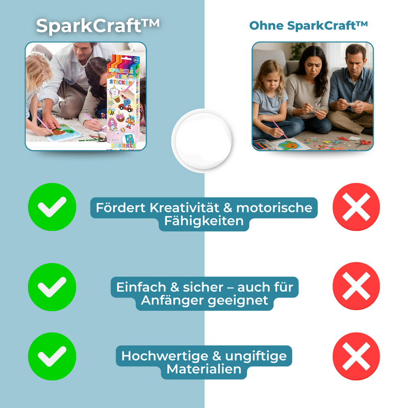 SparkCraft™ – Magisches Diamant-Malset für Kinder