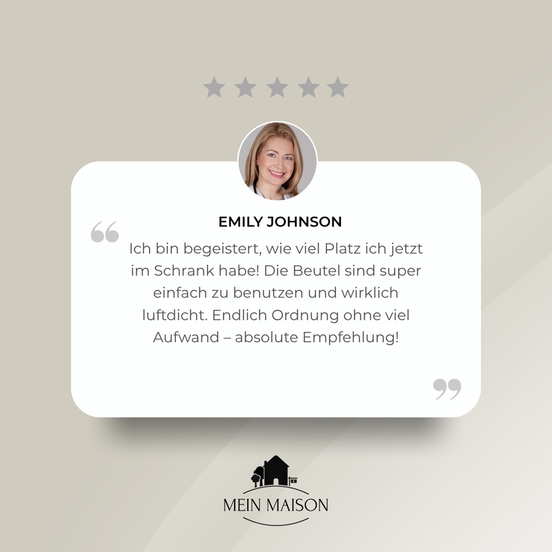 AirTight – Gewinnen Sie in nur wenigen Minuten 75 % mehr Platz im Kleiderschrank