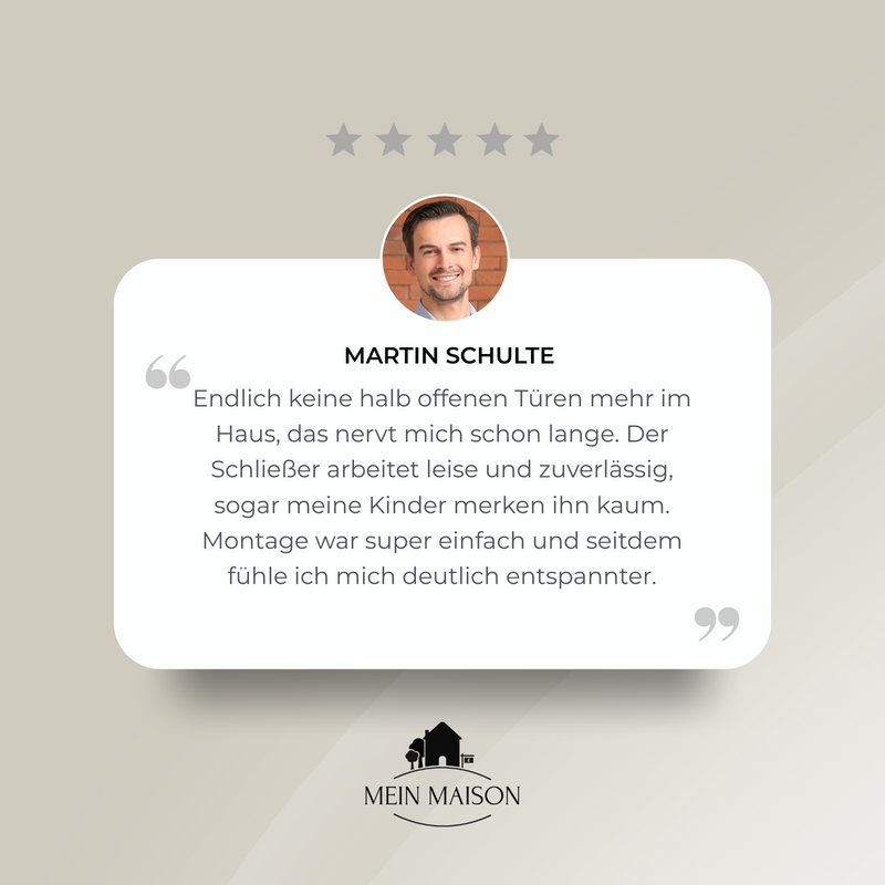 SafeClose – Die Tür, die sich automatisch schließt!