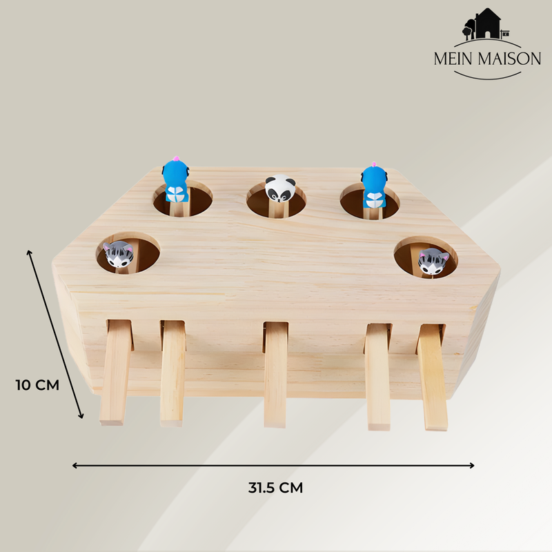 PawFun Holz – Unbegrenzter Spielspaß für zufriedene Katzen