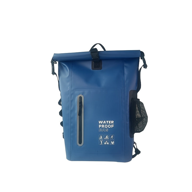 DryTrek Wasserdichter Outdoor-Rucksack 25L | Rolltop mit Clipverschluss | Robustes Design | Perfekt für Kajak, Wandern & Strand