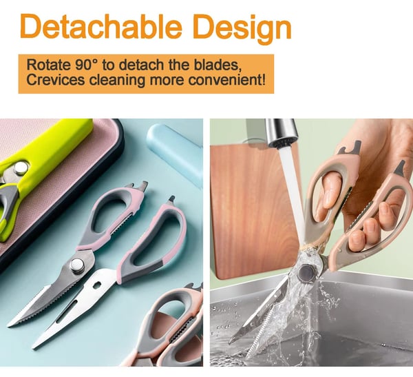 ChefSecret – 5-in-1 Multifunktions-Küchenschere für einfaches Schneiden