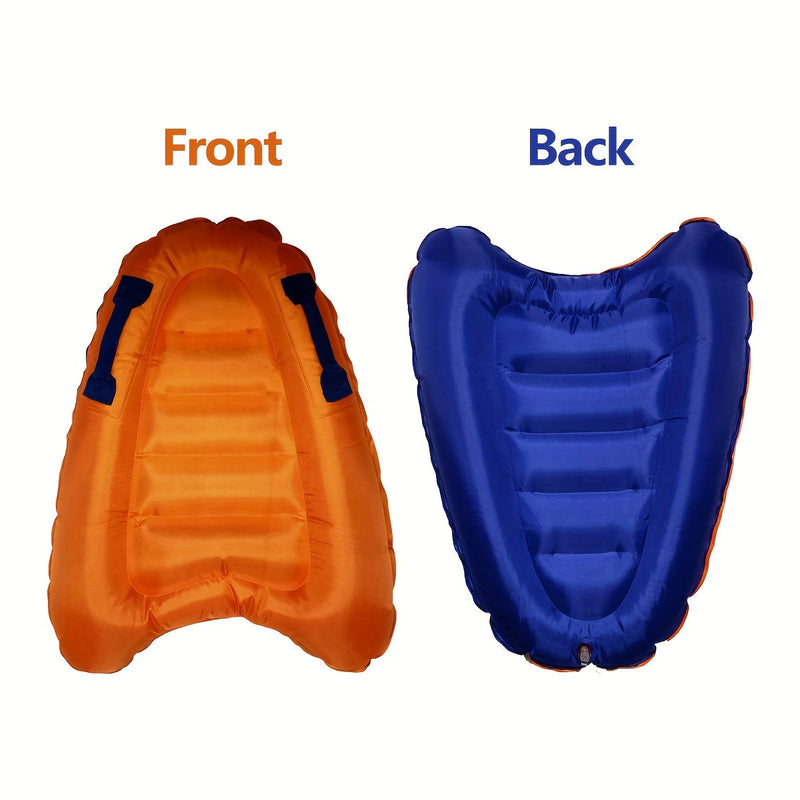 Aufblasbares Schwimmbrett Aqualoop Flow | Leicht & Robust | Mit Griffen | 67×53×13 cm