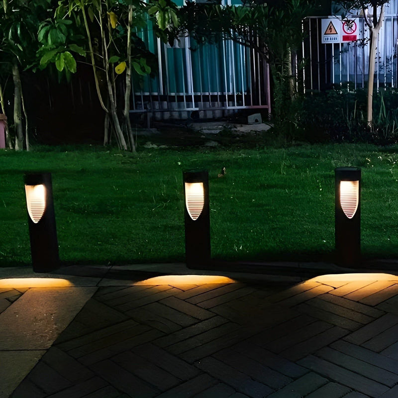 Solvara Solar Gartenlampe Zylinder | Warmweißes Licht | Wasserdicht & Kabellos | Touch-Steuerung