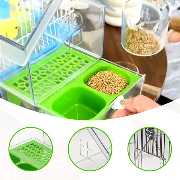 ClearFeast Vogel – Sauberes Füttern ohne Kleckern