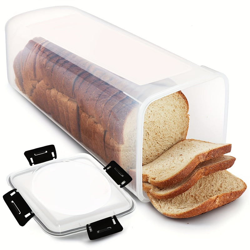 Slice&Store Brotbox mit Schneidehilfe | Luftdicht & BPA-frei | 30 × 15 × 15 cm | Hält Brot länger frisch
