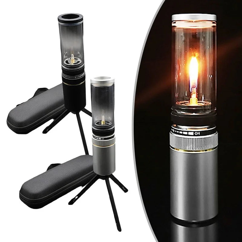 BlazeGlow – Stilvolle Flammenlampe für unterwegs
