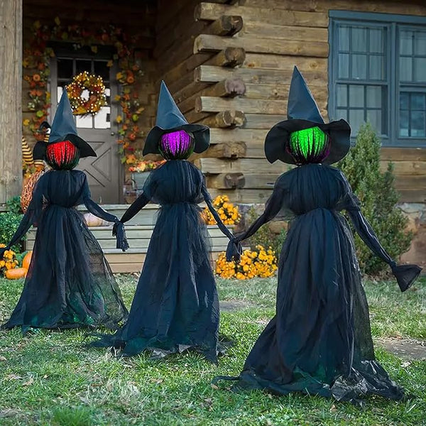 HexaGlow – Trio leuchtender Halloween-Hexen!