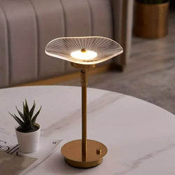 Veliora LED Tischlampe Dimmbar | Modernes Design aus Eisen | Ø10×37 cm | Verstellbare Lichtintensität