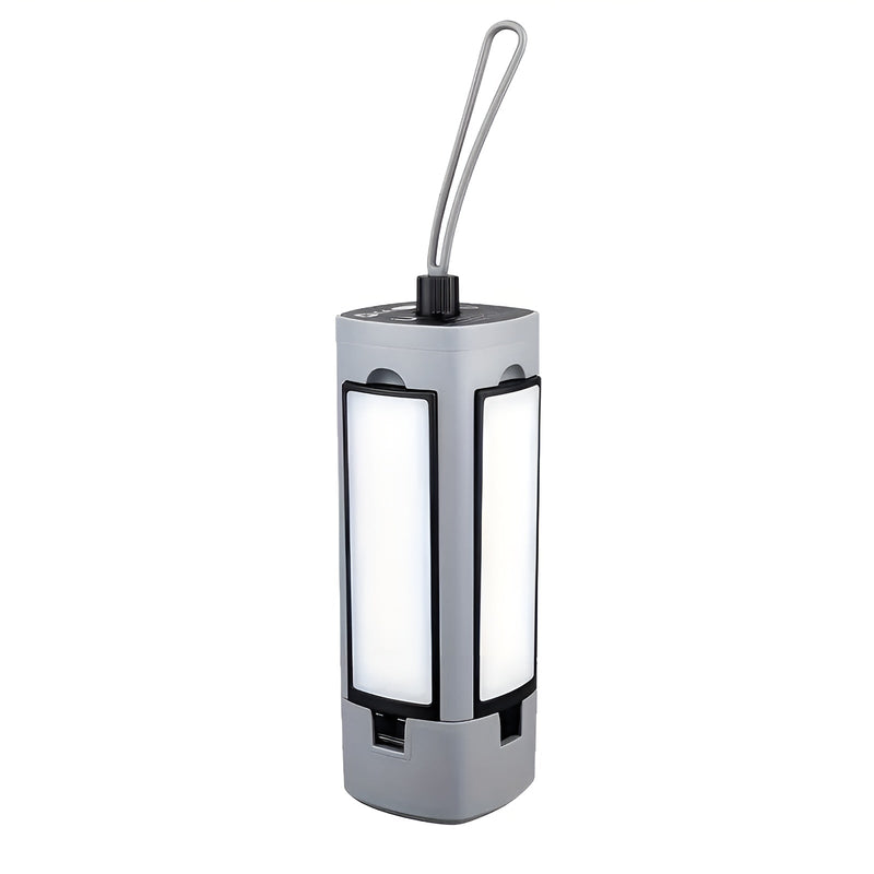 Campurion LED Campinglampe | 360° Drehbar & USB-aufladbar | Faltbar & Wetterfest | Kompakt & Hell