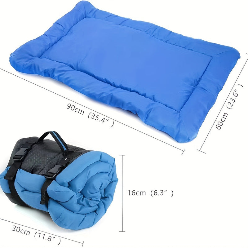 Faltbare Hundematte TrekTail DryPad | Wasserdicht & Leicht | 90×60 cm | Für Outdoor & Reisen