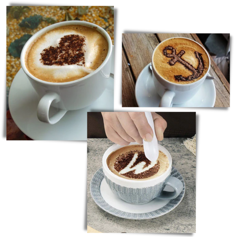 AromaSketch – Künstlerische Designs auf Ihrem Kaffee gestalten!