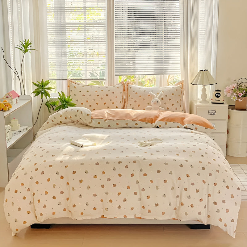 Flanell-Bettwäsche CottonHaven | 100 % Baumwolle | Weich, Hautfreundlich & Pflegeleicht | 3-teiliges Set