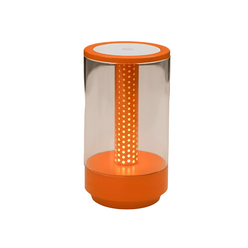 LED Tischlampe LumiHex | 3 Lichtmodi & Touch-Steuerung | Modular & Wiederaufladbar | Schwarz/Grau/Gold/Orange