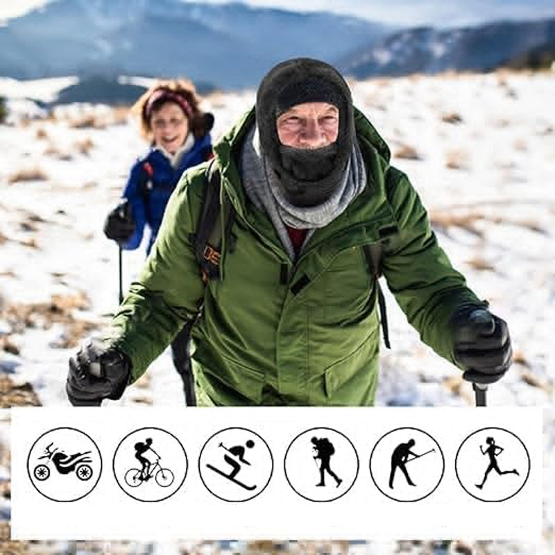 ColdCover - Skimaske mit Sherpa-Kapuze
