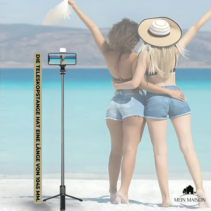 SnapPro – Dein 6-in-1 Bluetooth-Selfie-Stick für perfekte Aufnahmen