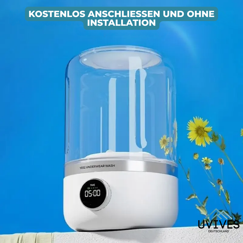 WashPod Go – Saubere Wäsche. Überall. Jederzeit.