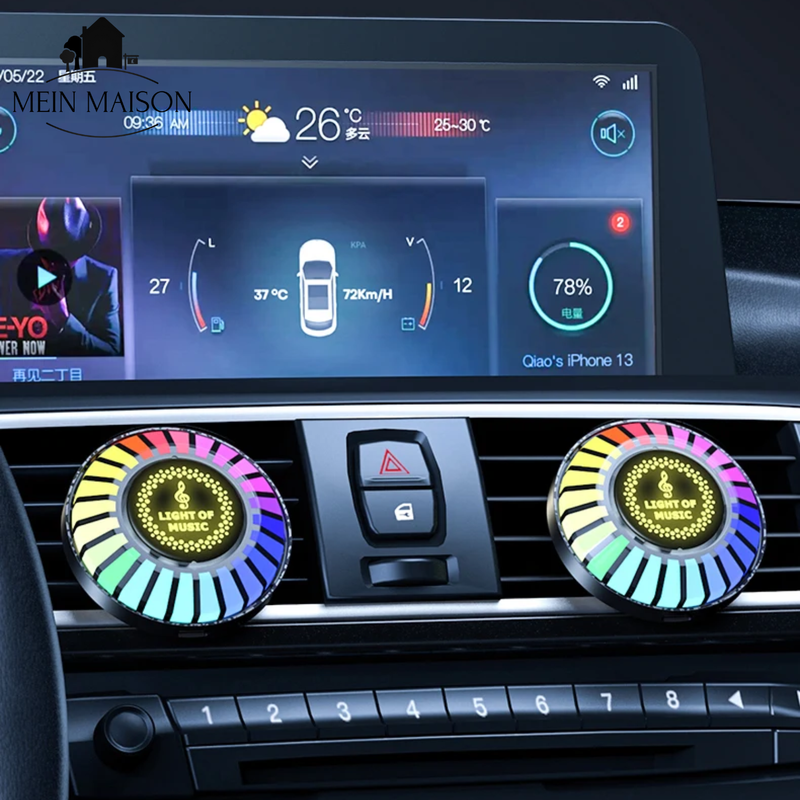 GlowRide FX – Veredeln Sie Ihr Auto mit Musik, Licht und Duft!