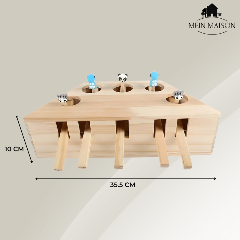 PawFun Holz – Unbegrenzter Spielspaß für zufriedene Katzen