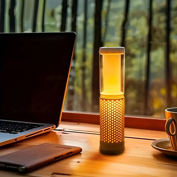 Lumaro LED Campinglampe | Höhenverstellbar & USB-aufladbar | 3000–6000K Farbtemperatur | Bis zu 30 Std. Leuchtdauer