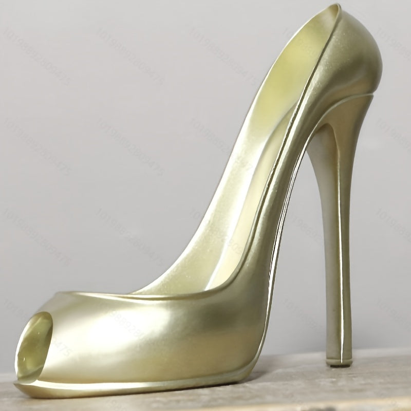 Wijnflaschenhalter VinoChic High Heel | Design-Wohnaccessoire | 100 cm Höhe | Kreatives Schuhregal aus Kunststoff
