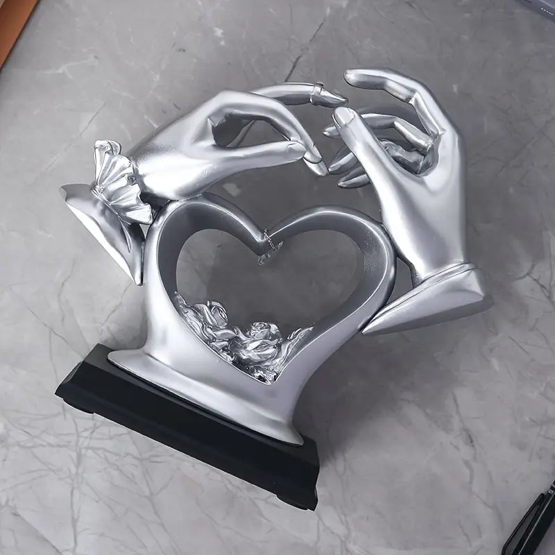 Dekofigur HeartHands | Romantische Hand-Skulptur | Geschenkidee für Hochzeit & Jubiläum
