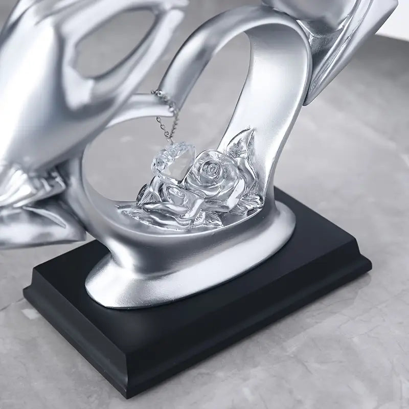 Dekofigur HeartHands | Romantische Hand-Skulptur | Geschenkidee für Hochzeit & Jubiläum