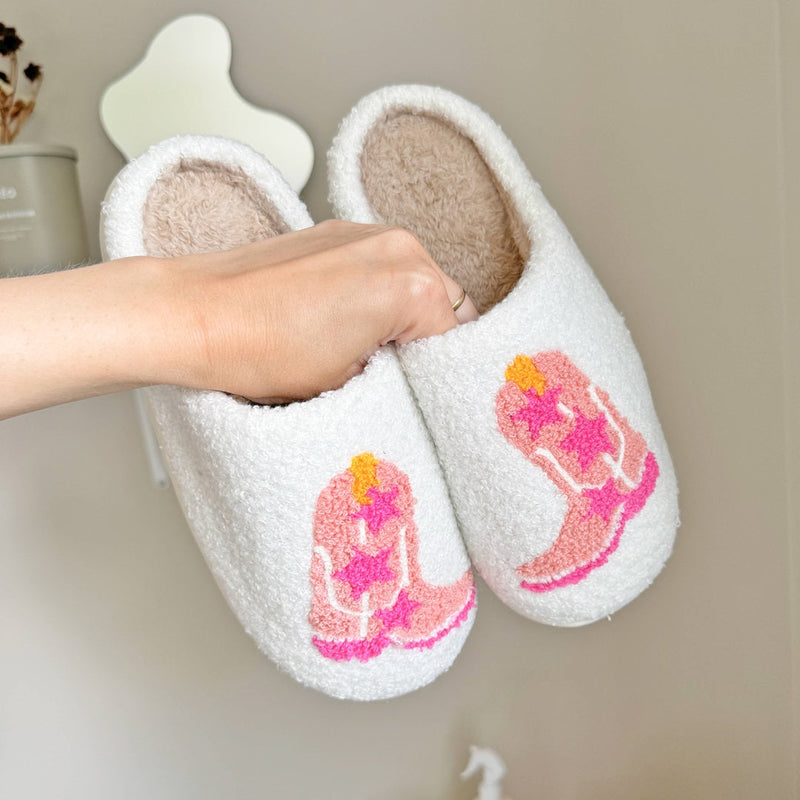 Rancho | Western Hausschuhe | Cowboy-Stil | Rutschfeste Sohle