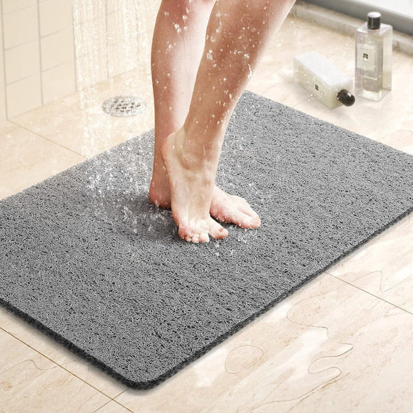 AquaGrip Duschmatte Rutschfest | Schnelltrocknend & Zuschneidbar | Hygienisches Drainage-Design