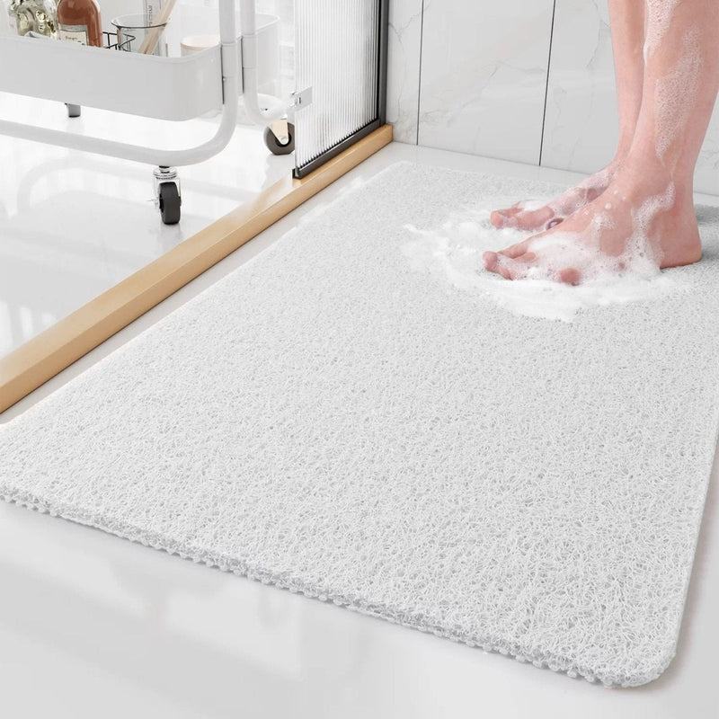 AquaGrip Duschmatte Rutschfest | Schnelltrocknend & Zuschneidbar | Hygienisches Drainage-Design