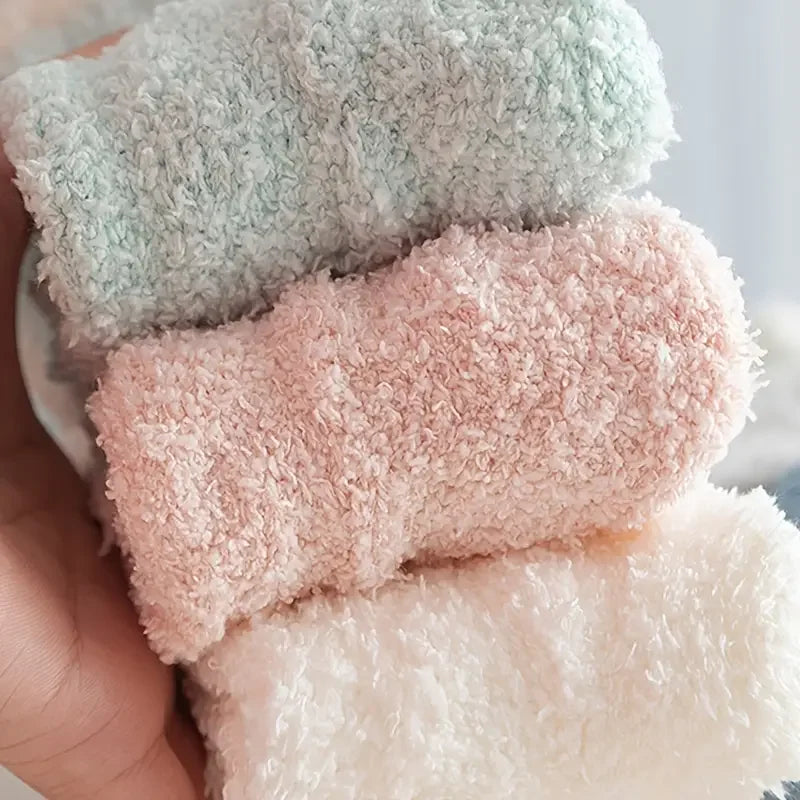 Winter-Socken FrostStep | Mit Fleecefutter | 5er-Pack | Einfarbig | Größe EU 34–40