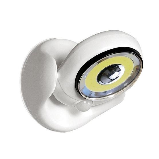 LUXWÄCHTER LED Sicherheitslampe | Mit Bewegungsmelder & Timer | Kabellos & Wetterfest | 450 Lumen