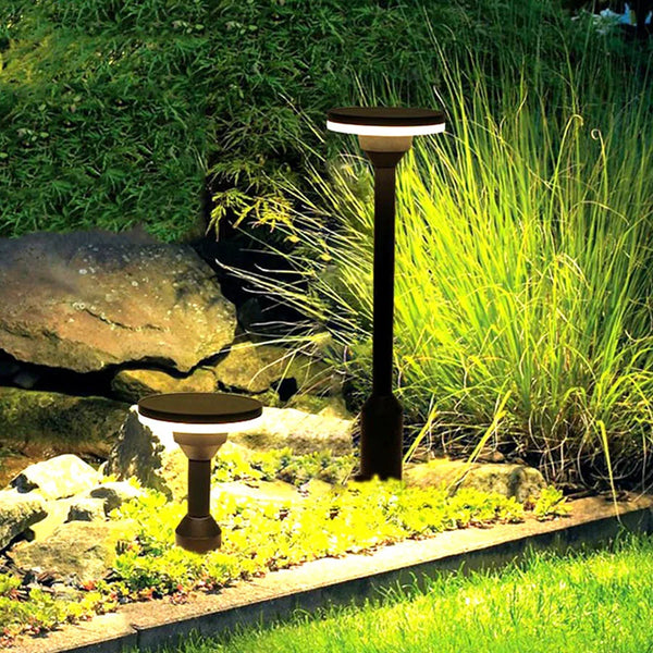 LumiPosta LED Pollerleuchte Außen Rund | 12W SMD | Wetterfest IP54 | Modernes Design für Einfahrt & Terrasse