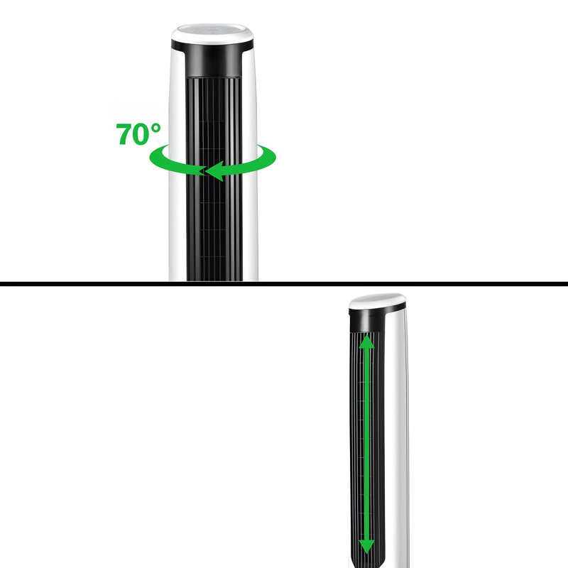 Coolvia Mobiles Klimagerät | Fensterlos & Energieeffizient | Ultra-Leise & Mit Timer | Für Räume & Schlafzimmer | Mit Rollen | 23.000 W