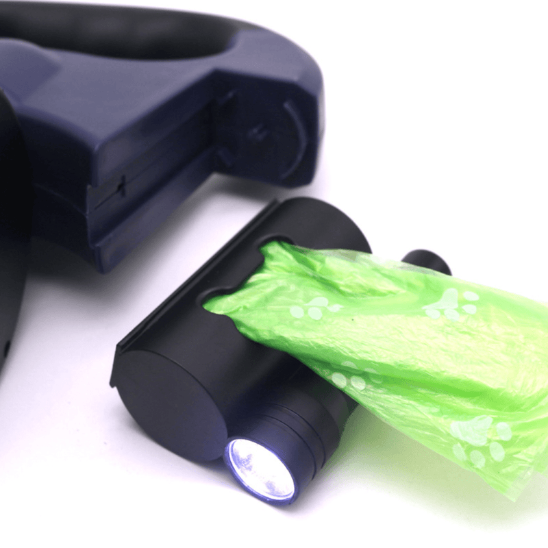 LumiPup - Doppelte Hundeleine mit Taschenlampe zum Umwickeln