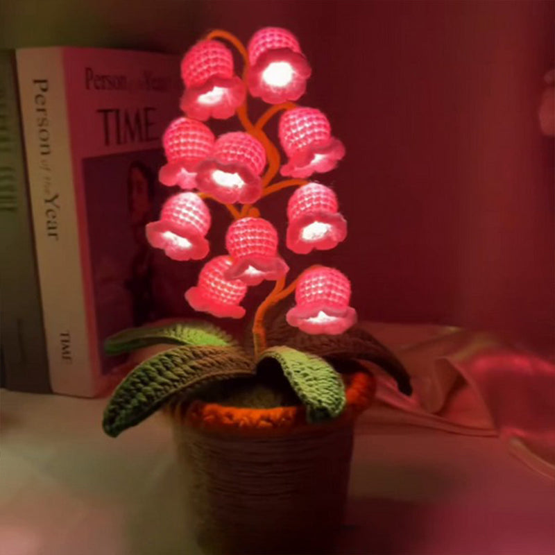 LilyGlow – Die Häkel-Lilienlampe mit ewiger Blüte!