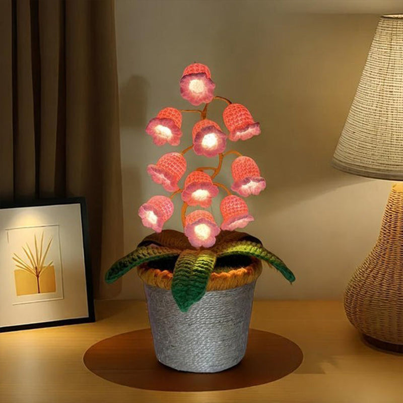 LilyGlow – Die Häkel-Lilienlampe mit ewiger Blüte!