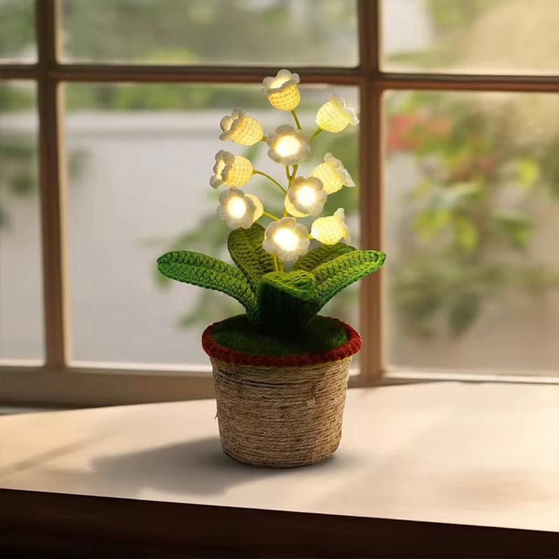 LilyGlow – Die Häkel-Lilienlampe mit ewiger Blüte!