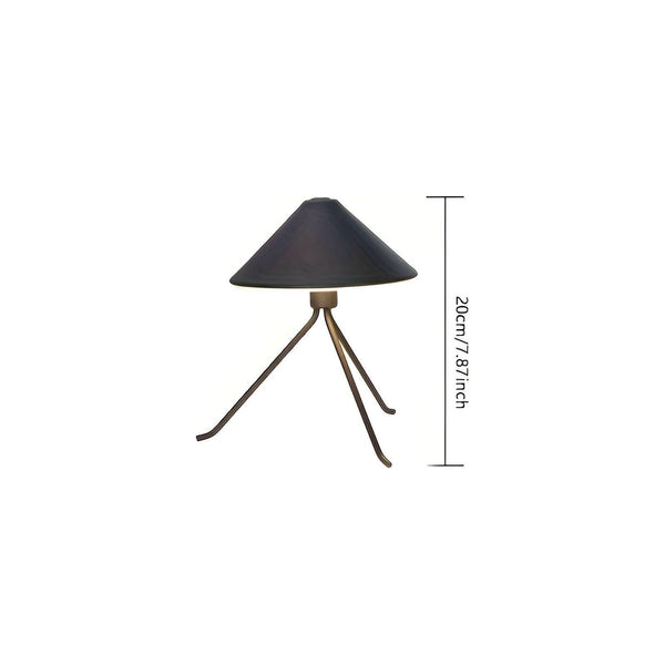 Lumavero LED Tischlampe USB | Wiederaufladbar & Dimmbar | Modernes Design | Metall | 8–12 Std. Laufzeit | Schwarz, Gold, Silber