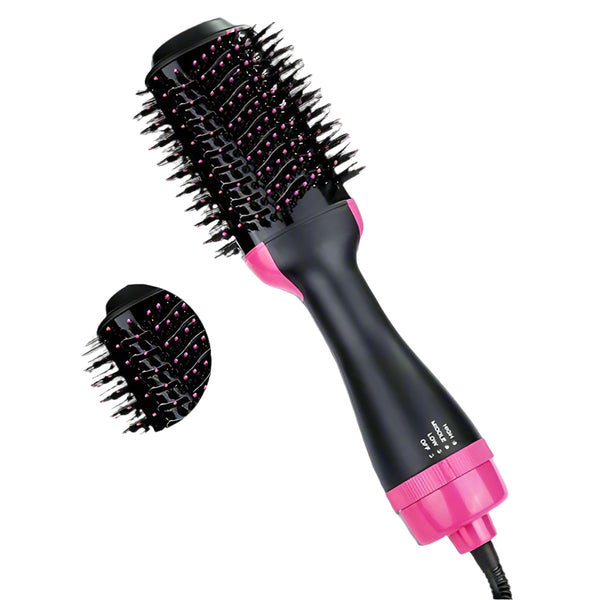 Hairveria Heißluftbürste 3-in-1 | Föhnen, Glätten & Stylen | Anti-Frizz & Volumen | 1000W Ionen-Technologie