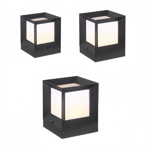 Solarion Außenlampe | Modernes Design | 12W LED Warmweiß | Wetterfest IP65