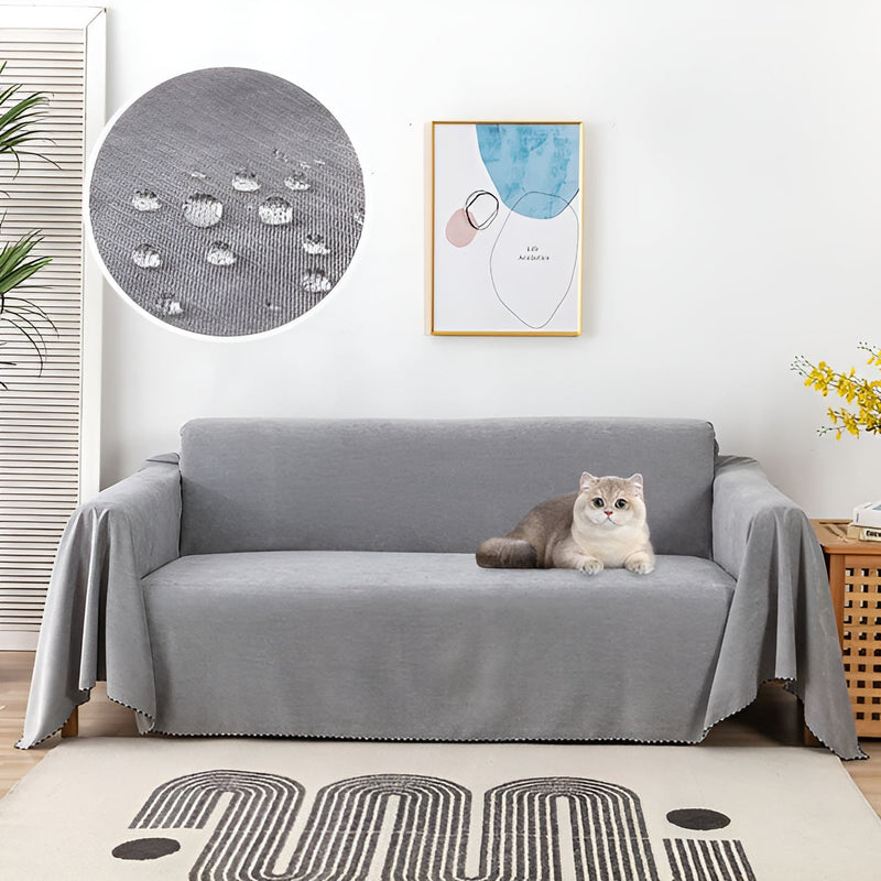 Wasserdichte Sofadecke CosyHaven | Beidseitig Nutzbar | Haustierfreundlich & Pflegeleicht