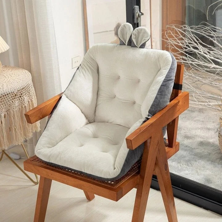 OrthoLuxe Sitzkissen | Orthopädische Druckentlastung | Ergonomisches Design | Weicher Veloursbezug 45×45 cm