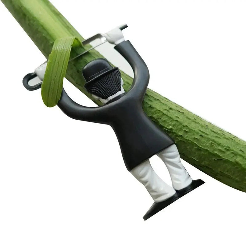 CharmingPeeler | Obst- & Gemüseschäler | Chaplin-Design | Edelstahl & Ergonomisch