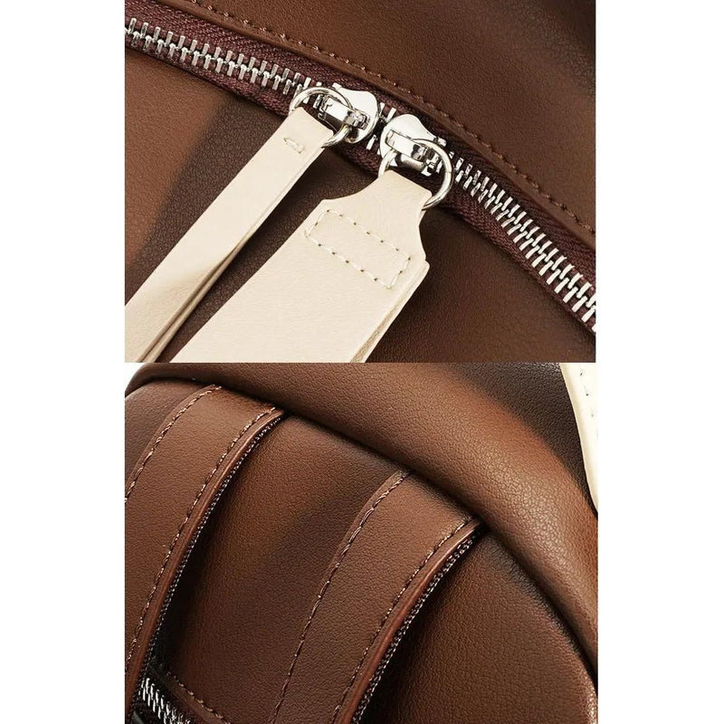 Nuvanié Luxus Damen Rucksack | Handgefertigt aus Veganleder | Vielseitig & Stilvoll | In 4 Farben