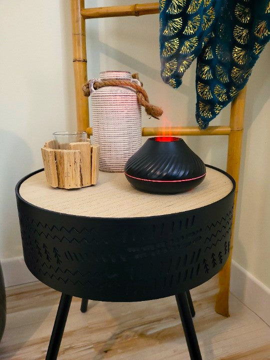 LumiFlare Aromadiffusor | Flammeneffekt & Beruhigender Nebel | 130 ml | Für Entspannung & Wohlfühlatmosphäre