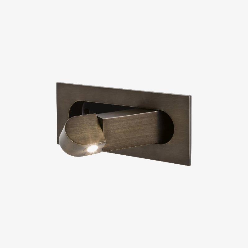 LED Bettleselampe LUMEVIA | 3 Lichtfarben | Aluminiumlegierung | Ø19 cm x H8 cm | Mit Druckschalter