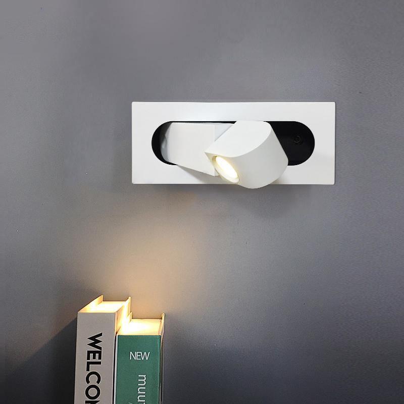 LED Bettleselampe LUMEVIA | 3 Lichtfarben | Aluminiumlegierung | Ø19 cm x H8 cm | Mit Druckschalter