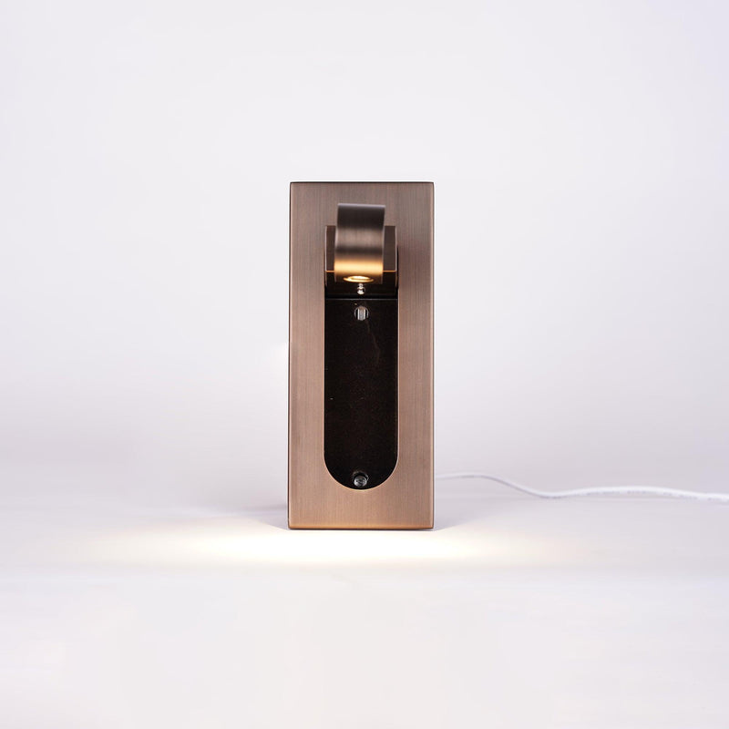LED Bettleselampe LUMEVIA | 3 Lichtfarben | Aluminiumlegierung | Ø19 cm x H8 cm | Mit Druckschalter