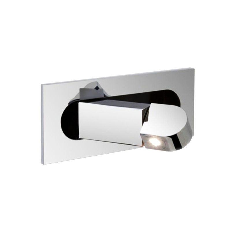 LED Bettleselampe LUMEVIA | 3 Lichtfarben | Aluminiumlegierung | Ø19 cm x H8 cm | Mit Druckschalter